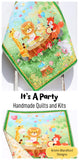 baby shower gift quilt kit jungle animal blanket