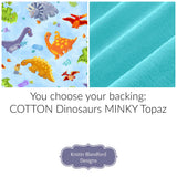 Coordinating backing fabric included in quilt kit