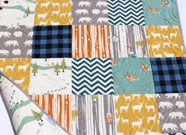 Baby boy quilts for clearance sale