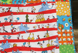 Kristin Blandford Designs Baby Quilt Kit Dr Seuss Quilt Kit, Pre-Cut Focal Pattern, Blanket Baby Sewing Project