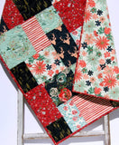 Quilt Kit, Woodland Fusion Art Gallery Fabrics Baby Quilt Kit, Throw Quilt Kit, Twin Quilt Kit Deer