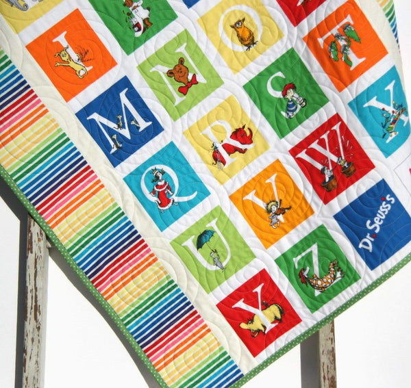 Alphabet baby 2025 quilt