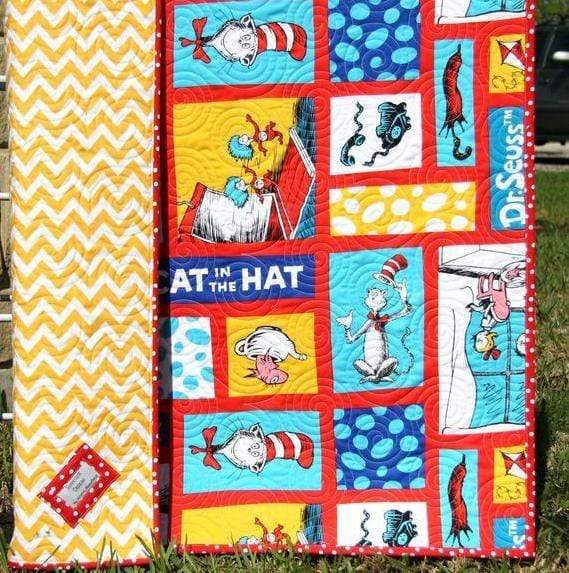 Cat in the hat crib best sale bedding