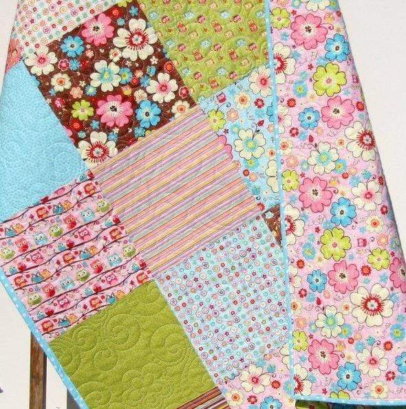 Pink discount baby quilts