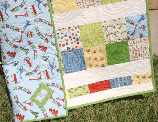 Simply Sashed Baby Quilt Pattern – Charm Pack Friendly PDF
