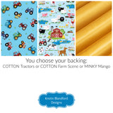 Country Barn Animals Quilt Panel Kit - Farmyard Baby Blanket Sewing Project