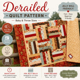 Beginner-friendly jelly roll quilt pattern with modern strip piecing and geometric quilt movement designed for baby shower gifts, nursery quilts, throw quilts, and cozy handmade lap quilts using coordinated fabric collections.