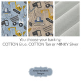 Baby Boy Quilt Kit – Construction Truck Quilt Pattern with Fabric – Beginner Friendly Nursery Quilt Kit