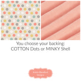 Quilt Kits, Littlest Bunnies, Pastel Nursery Crib Blanket, DIY Do It Yourself Project Art Gallery Fabrics Twin Bed Throw Pink Mint Grey Gray