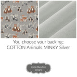 Woodland Baby Quilt Kit – Forest Animal Patchwork Throw & Baby Size Beginner Sewing Kit