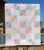 Whimsy Quilt Pattern – Layer Cake Friendly 10 inch Squares Quilt PDF