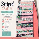 Jelly roll quilt pattern featuring bold striped patchwork rows made with 2.5 inch precut fabric strips in a modern beginner-friendly quilt layout perfect for baby quilts, throw quilts, nursery décor, handmade gifts, and fast weekend quilting projects.