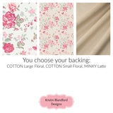 Farmhouse quilt kit with soft neutral color palette and vintage style fabrics for throw and twin quilts ideal for modern farmhouse interiors