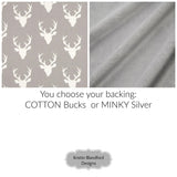 beginner baby quilt kit with buffalo plaid fabrics and coordinated prints for easy sewing cotton bucks backing or minky silver backing