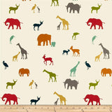 Serengeti Bundle Birch Organic Fabrics Safari Animals The Tribe Africa Fat Quarter Set Group Elephants Out of Print oop Hard to Find HTF