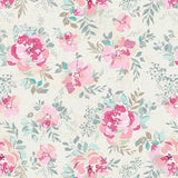 Romantica Bundle Art Gallery Fabrics Shabby Chic Floral Roses Pink Green Blue Taupe Rose Buds Tulips Garden Fat Quarter Half Yard and Yards