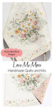 oft pastel wildflower baby blanket fabric
