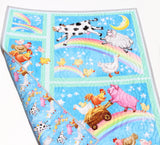 Farm Animal Baby Quilt Kit – DIY Quilt Sewing Kit – Gender Neutral Nursery Blanket – Beginner Friendly Baby Shower Gift