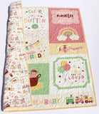 Easy sewing baby quilt kit ideal for confident beginners and gift projects
