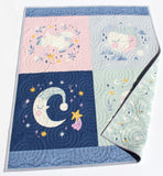 Twinkle Little Star baby quilt kit made with high quality quilting cotton fabrics