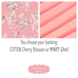 Quilt Kit Floral Nursery Crib Blanket DIY Do It Yourself Project Art Gallery Fabrics Twin Throw Coral Pink Cherry Blossom Plaid Mint Newborn
