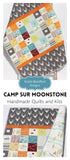 Woodland Quilt Kit, Big Sur Camp Birch Fabrics, Beginner Quilting Project Sewing Ideas DIY Do It Yourself Boy Sewing Camping Hiking Outdoors