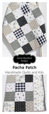 Quilt Kit Black and White Plaid Woodland Bedding Crib Blanket Quilting Project Baby Quilt Kit Toddler Kit Patchwork Kit Pacha Desert