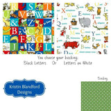 Kristin Blandford Designs Baby Quilt Kit ABC Dr Seuss Quilt Kit, Stripes Panel, Dr Seuss Blanket, Baby Project