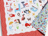 Kristin Blandford Designs Baby Quilt Kit Animals Quilt Kit, Noah's Ark Bedding, Alphabet Panel Beginner Kit DIY Project Easy Idea ABCs Pattern Educational Cotton Biblical Fabrics