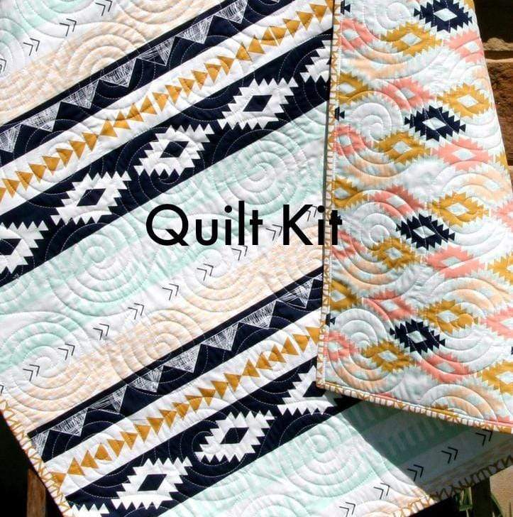 Arizona Quilt Kit, Art Gallery Fabrics, Wholecloth Quilt Kit, Beginner Quilt Kit, Panel Kit