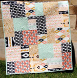 Arizona Quilt Kit, Tribal Baby Bedding Blanket Project, Big Block