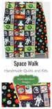 Kristin Blandford Designs Baby Quilt Kit Astronaunt Quilt Kit Space Baby Blanket Panel Quick Easy Boy Baby Bedding Quilting Project DIY Sewing Rockets Sun Moon Science