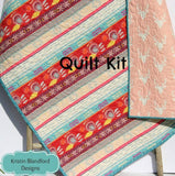 Aztec Deer Quilt Kit, Girl Tribal Baby Bedding Blanket Project