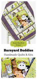 Kristin Blandford Designs Baby Quilt Kit Barnyard Buddies Quilt Kit, Farm Panel Quick Easy Fun, Beginner Project, Quilting Fabrics, Baby Nursery Bedding Cow Horse Pig Animals Sheep