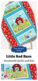 Kristin Blandford Designs Baby Quilt Kit Farm Panel Quilt Kit, Quick Easy Fun, Beginner Project, Quilting Fabrics, Baby Nursery Farm Bedding Cow Horse Pig Barnyard Animals Newborn
