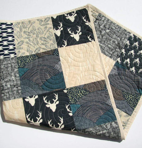 Cream store baby quilt