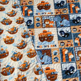 Noah's Ark Quilt Kit Baby or Toddler Biblical Religous Theme Baby Bedding Project