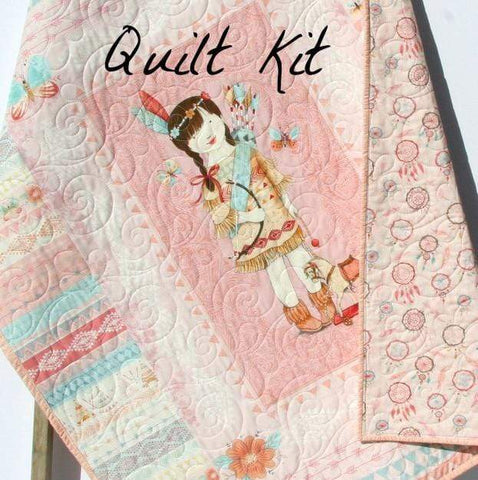 Quilt Kit Dream Catchers Aztec Tribal Panel Girl Bedding Quick Easy Craft Project