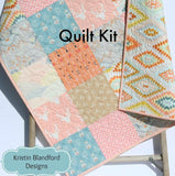 Quilt Kit, Girl Aztec Tribal Woodland Girl Rustic Buck Crib Toddler Bedding Deer Buck