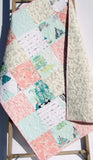 Quilt Kit Girl Panda Teepee Bamboo Arrows Crib Toddler Bedding Project