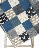 LAST ONES Quilt Kit, Woodland Boy Rustic Buffalo Plaid, Twin Quilt Kit, Gift for Him