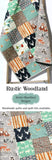 Kristin Blandford Designs Baby Quilt Kit Woodland Quilt Kit, Forest Animals Deer Buck, Quilting Project to Make, DIY Sewing