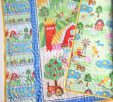 Farm Quilt Kit for Beginners Quick Easy Simple Panel Baby Blanket Project