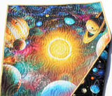 Kristin Blandford Designs Baby Quilt Kits Space Quilt Kit Baby Blanket Project Planets Science Bedding Outerspace Universe Solar System Beginner Panel Simple Quick Easy Crib Bundle