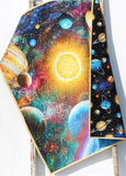 Kristin Blandford Designs Baby Quilt Kits Space Quilt Kit Baby Blanket Project Planets Science Bedding Outerspace Universe Solar System Beginner Panel Simple Quick Easy Crib Bundle