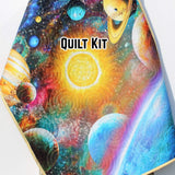 Kristin Blandford Designs Baby Quilt Kits Space Quilt Kit Baby Blanket Project Planets Science Bedding Outerspace Universe Solar System Beginner Panel Simple Quick Easy Crib Bundle