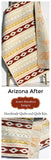 Arizona Tribal Aztec Quilt, Boy or Girl Baby Bedding Blanket, Brown Gold Modern Nursery Quilt