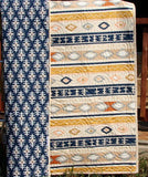 Boy Quilt, Toddler Baby Size, Aztec Tribal, Nursery Bedding Blanket, Southwest