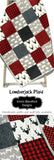 Buffalo Plaid Quilt, Woodland Boy Lumberjack Plaid Check Nursery, Deer Buck Boy Baby Bedding