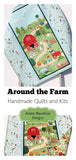 Kristin Blandford Designs Boy Quilts Farm Quilt Barnyard Animals Baby Blanket Boy or Girl Ranch Country Bedding Gender Neutral Pig Cow Horse Tractor Barn Dog Cat Newborn Gift